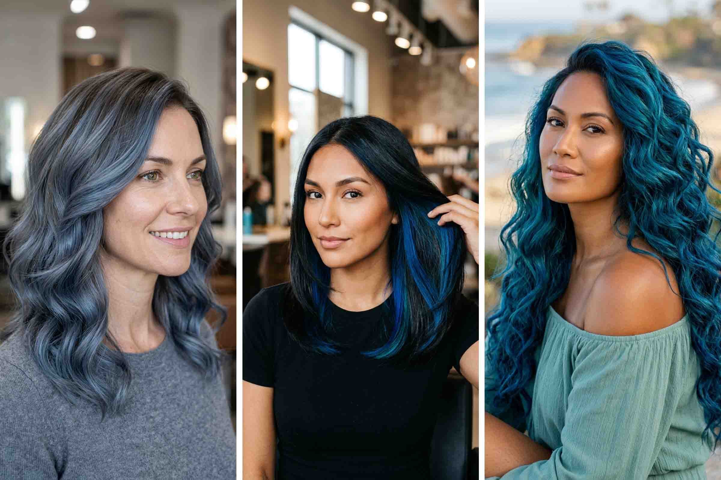 14 Blue Balayage Hair Ideas You'll Want to Copy