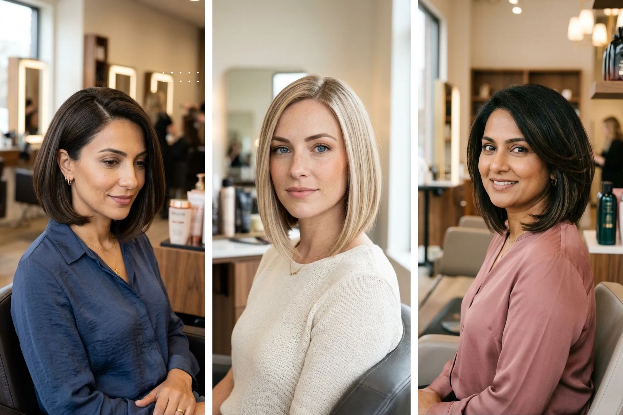 12 Angled Bob Hairstyles Medium Length for All Ages