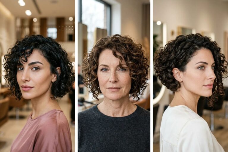 13 Angled Bob Hairstyles for Curly Hair to Try