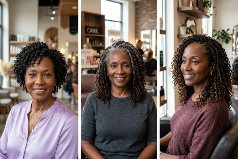 13 Crochet Braids for Older Black Women Over 50 With a Modern Look