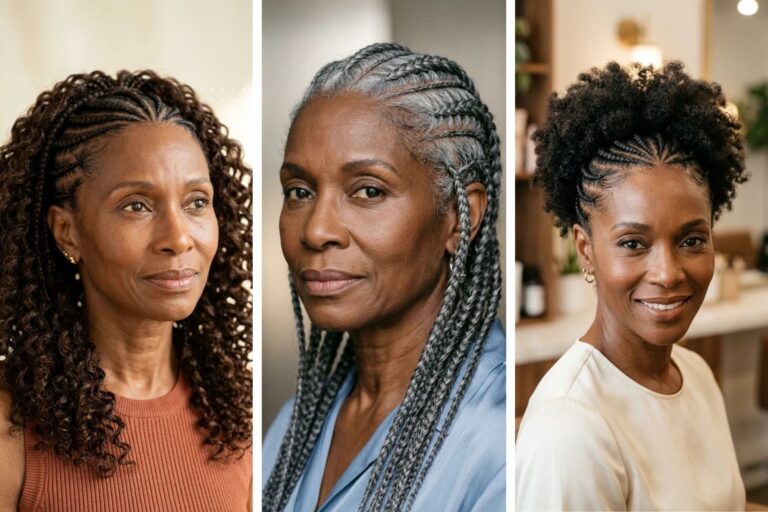14 Cornrow Braids for Older Black Women Over 50 for Any Occasion