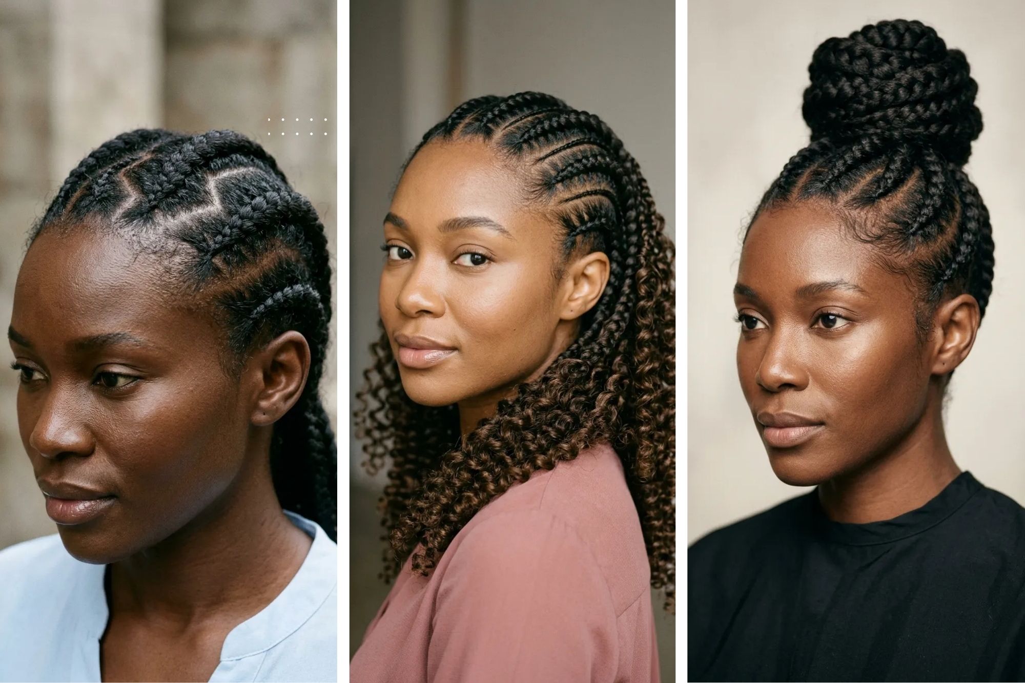 12 Thick Cornrows Hairstyles